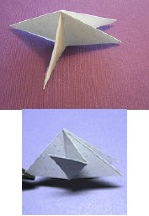 Tea bag origami tutorial-eight-pointed star