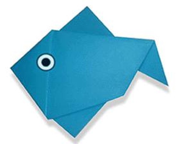 Simple origami fish tutorial