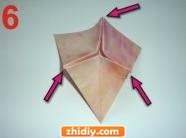 A simpler origami flower only takes 1 minute!