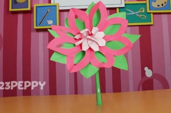 diy handmade paper flowers childrens origami tutorial - handmade flower encyclopedia