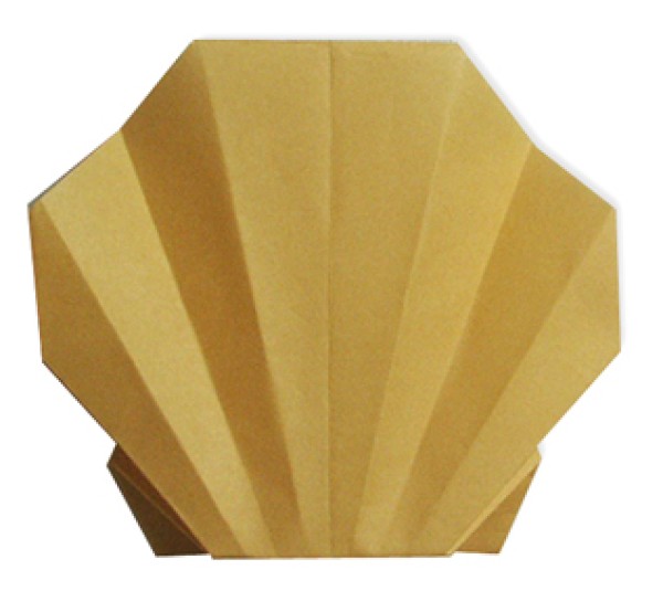 Simple Origami Seashell Origami Tutorial for Children