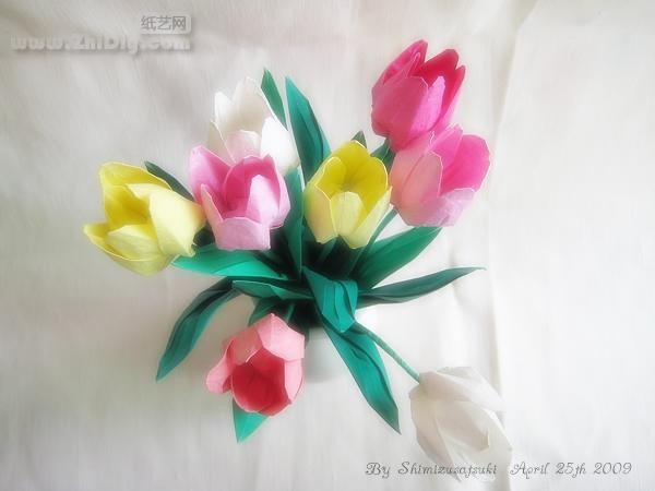 Shimizu Mays origami tulips·origami tulips