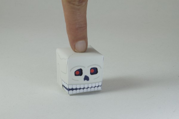 [Paper Model] Free download of movable paper model skull drawings