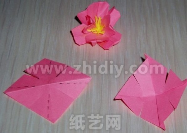 Paper art cherry blossom making tutorial