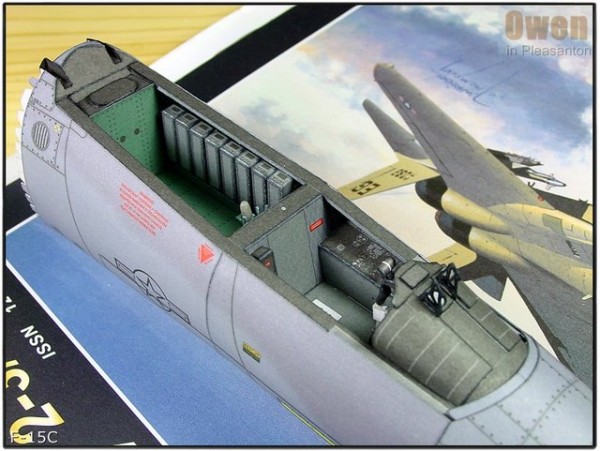 Fully handmade paper F-15 fighter plane, fine origami/paper model airplane