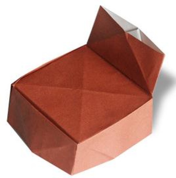 Childrens simple origami stool origami tutorial