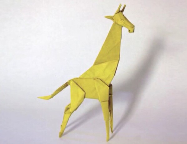 Origami giraffe tutorial_How to fold a giraffe_Handmade origami encyclopedia