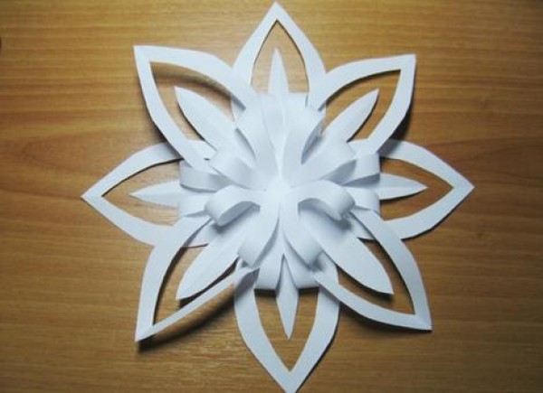 Beautiful Paper Art Snowflake Handmade DIY Tutorial