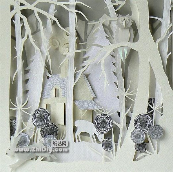 Appreciation of paper-cutting/cutting/paper sculpture/origami boutiques