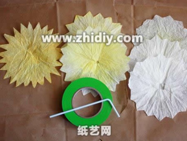 Cotton paper handmade paper flower tutorial