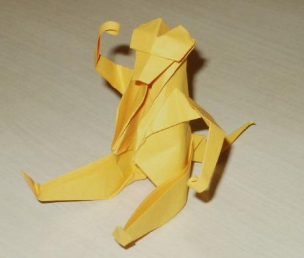 Origami Monkey Origami Tutorial—Ching-Yu Hung