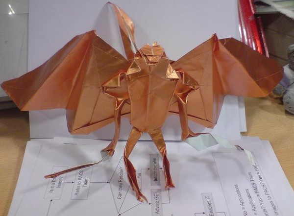 Balrog Baroque handmade origami tutorial—Eileen Tan