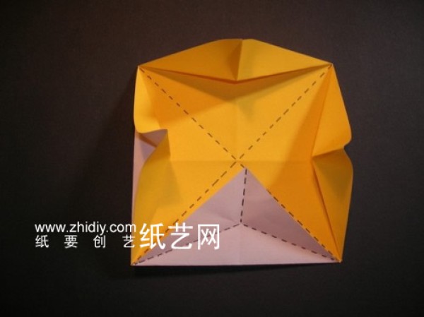 Four-Pointed Star Origami Tutorial