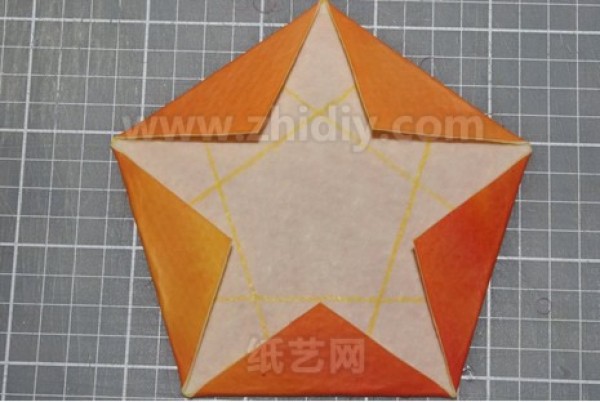 Polyhedral Pentagram Paper Craft Lantern Tutorial