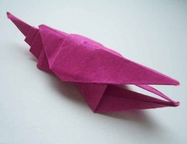 Simple origami shrimp making tutorial