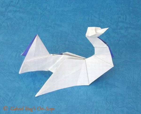 Swan handmade origami tutorial—Herman Van Goubergen