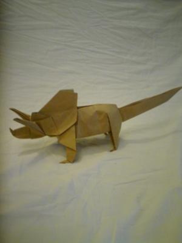 Triceratops origami tutorial—Jerry Harris