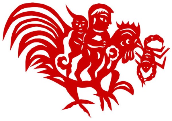 The combination of symbolic images in Shaanxi folk paper-cutting