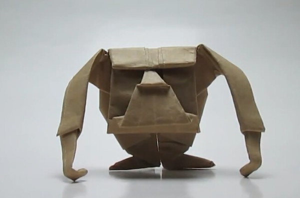 Origami Animals: Origami Gorilla Fun Origami Making Tutorial