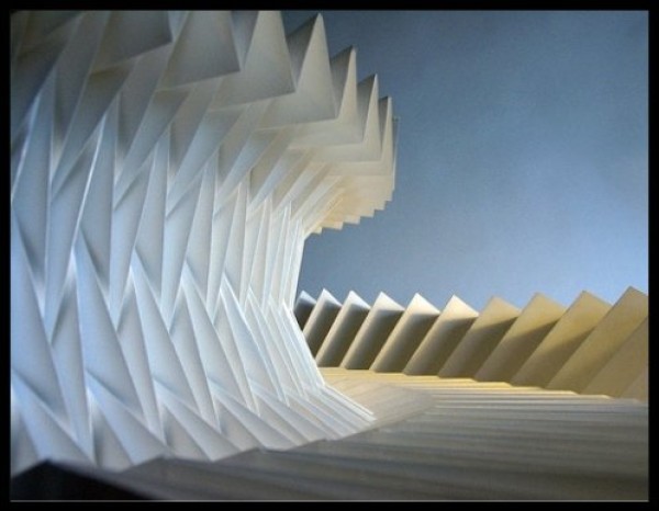 Paper art shows the beauty of geometry