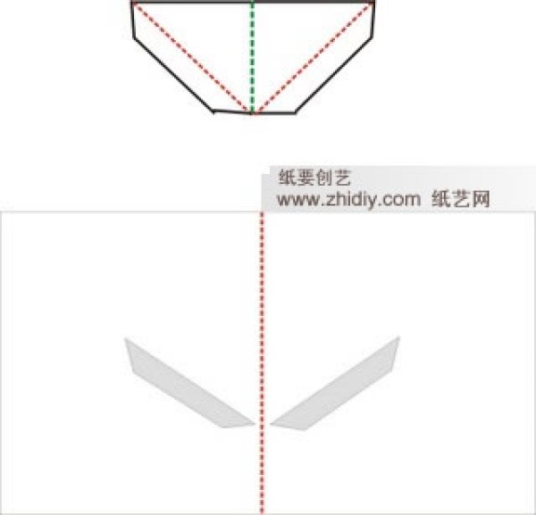 Basic tutorial on three-dimensional cards [6] V-shaped wings and slots