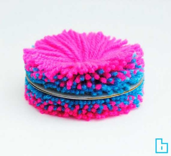 Crochet-detailed tutorial on making yarn ball bouquet