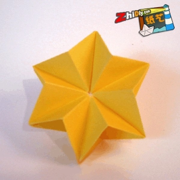 Making paper craft module stars