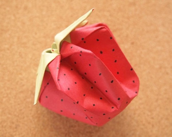 Childrens Origami Complete Illustrated Origami Strawberry Simple Origami Tutorial