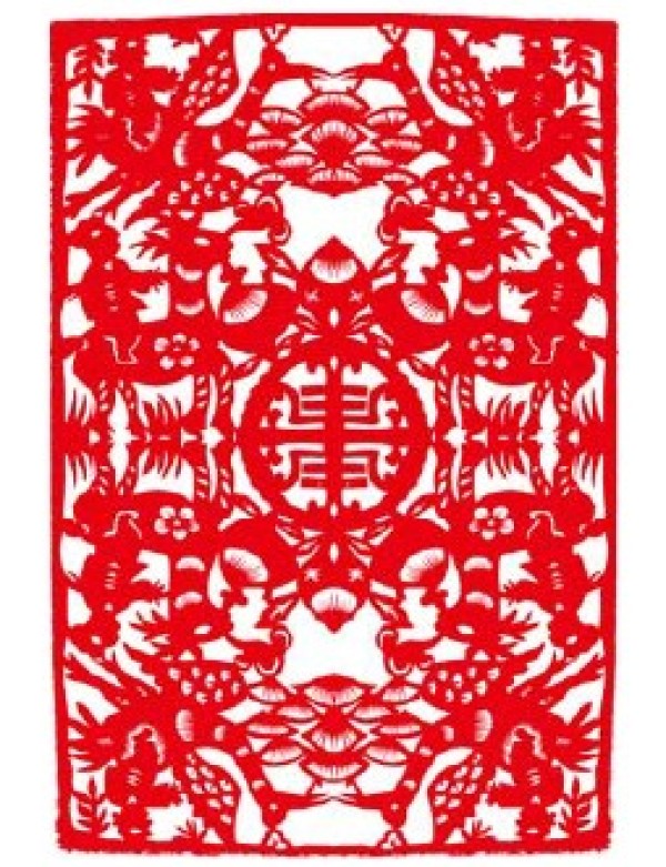 Life etiquette in Fuyang paper-cutting