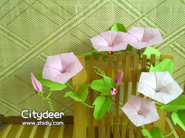 origami morning glory by citydeer