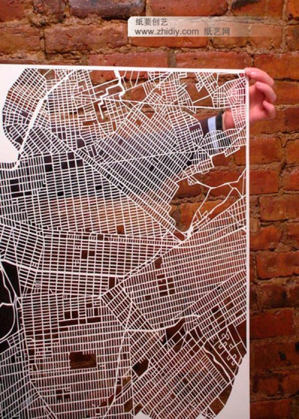 Cutout Maps by Karen O’Leary