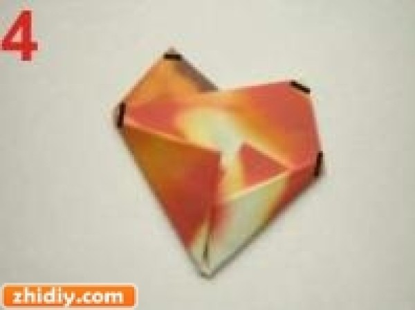 Fold a heart shape in 20 seconds Origami basics