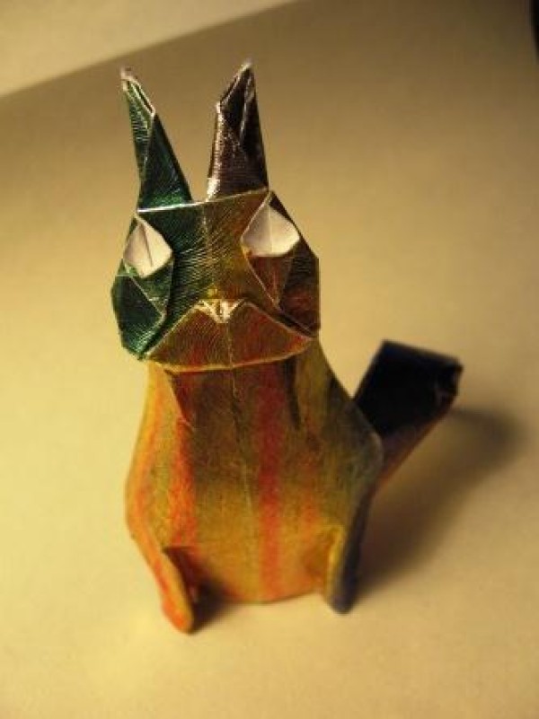 Gigi Cat Origami Tutorial—Robin Glynn