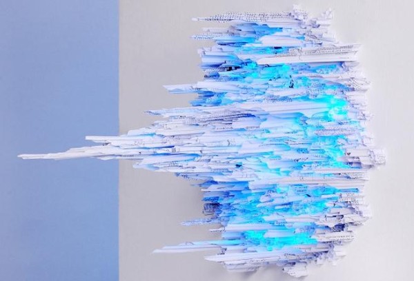 Intensive fear strikes again—Yun-Woo Choi turns waste into treasure 3D paper sculptures