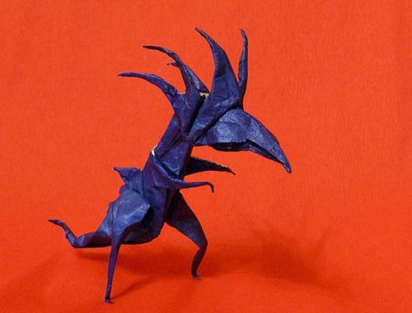 Big-headed monster origami tutorial—Marc Vigo