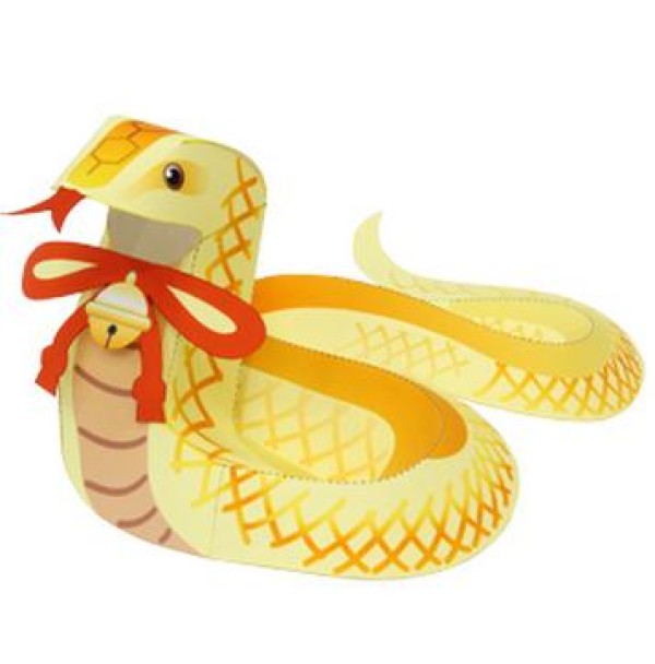 [Paper Model] Canon Paper Model Snake Paper Model Drawing Tutorial Free Download