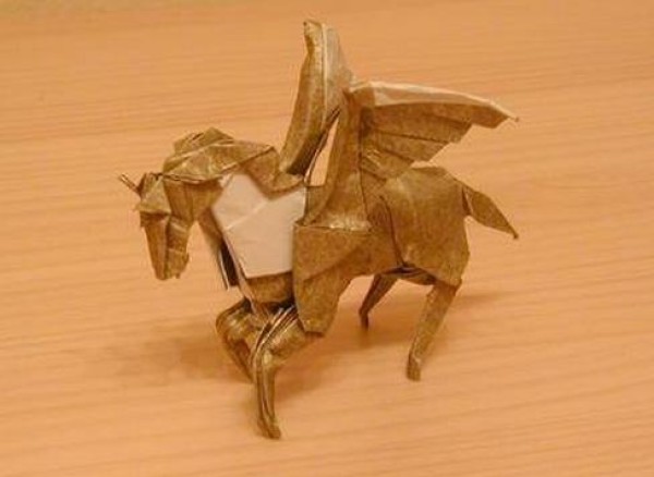 Pegasus handmade origami tutorial—Angel Soto