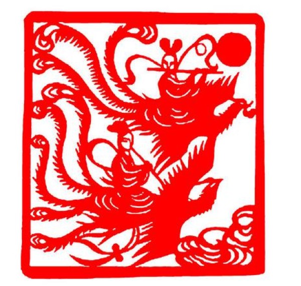 The implicit nature of the theme of Chinese folk paper-cutting