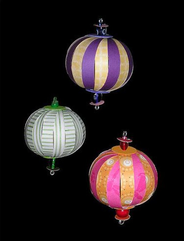 Delicate little paper lanterns