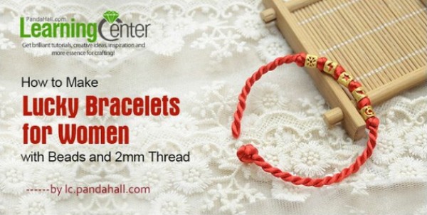 How to make a bracelet? Hand-woven ultra-simple Chinese knot beaded bracelet making tutorial illustration