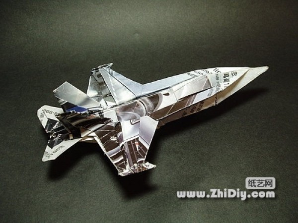 Appreciation of more complex origami fighter planes