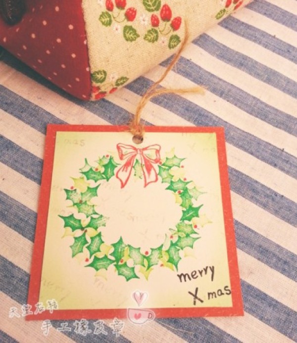 Rubber Stamp Christmas Card Works Display