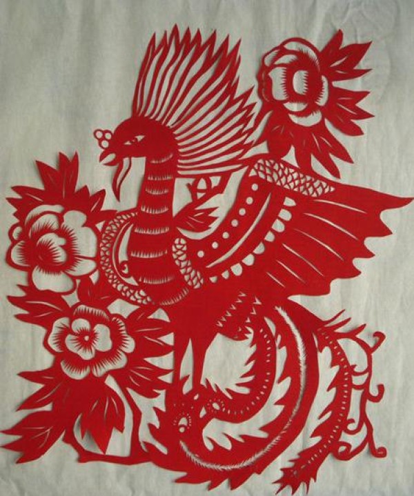 Embroidery patterns in Shaanxi folk paper-cutting