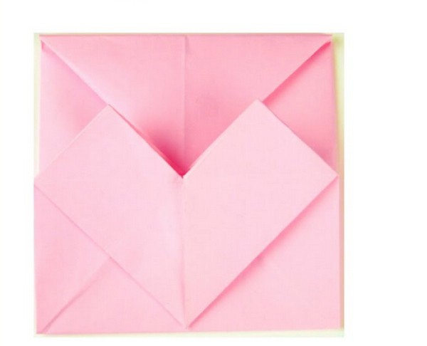 DIY tutorial for handmade origami heart envelopes for Valentines Day