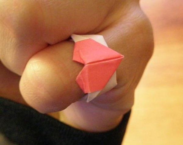 Valentines Day handmade origami ring origami heart handmade gift making diy tutorial