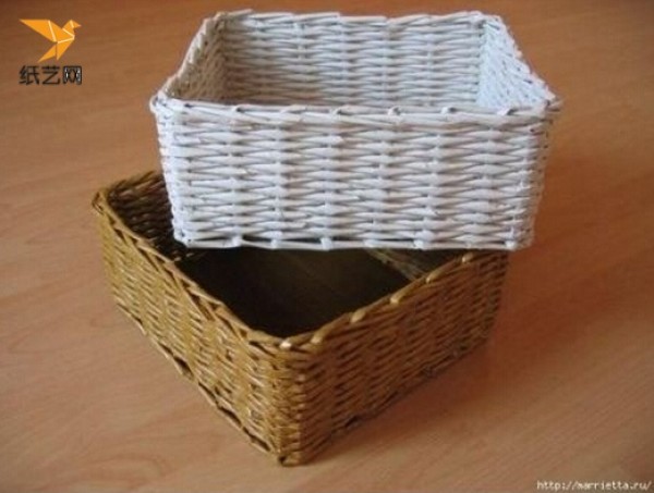 Tutorial on how to make hand-woven cartons from waste to treasure