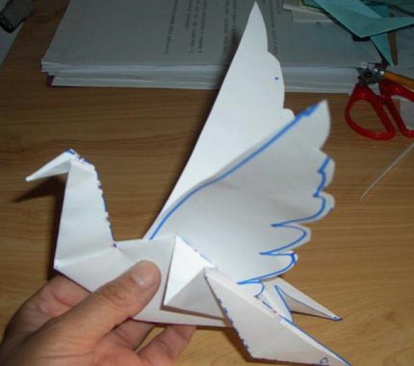 qianqian original little pigeon origami tutorial