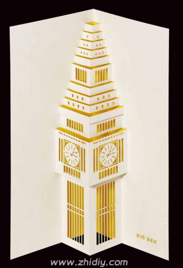 London Landmark 3D Card—Judy Robinson