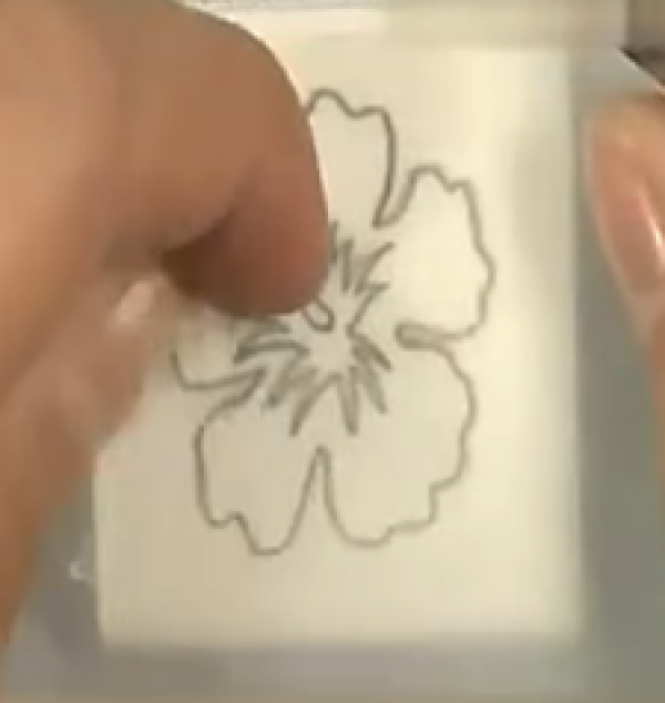 Rubber Stamp Tutorial for Beginners - Flowers