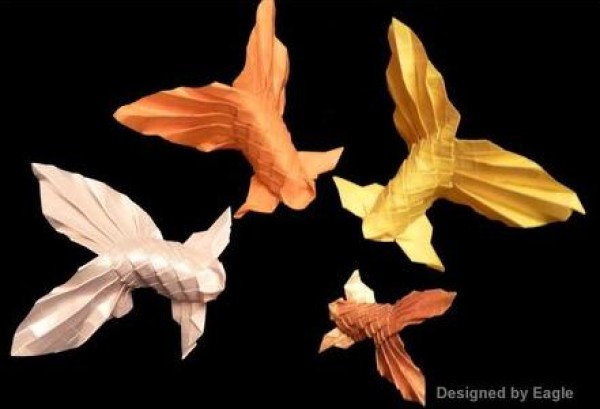 Origami Encyclopedia Illustrated Tutorial for Making Origami Goldfish